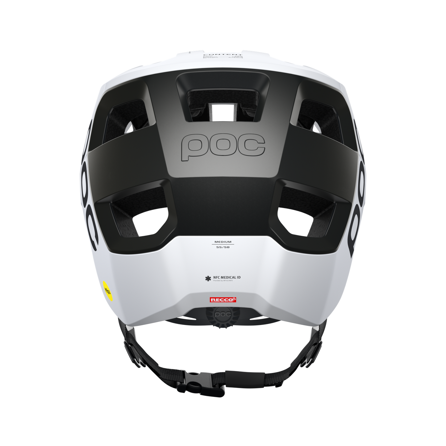 MTB-Helm POC KORTAL RACE MIPS Weiß/Schwarz Matt
