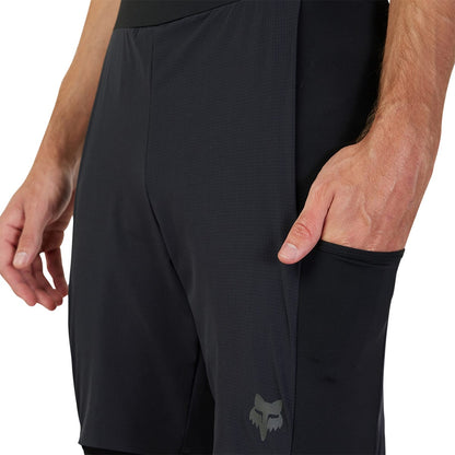 FOX FLEXAIR ASCENT CARGO Short mit Trägerhose Schwarz