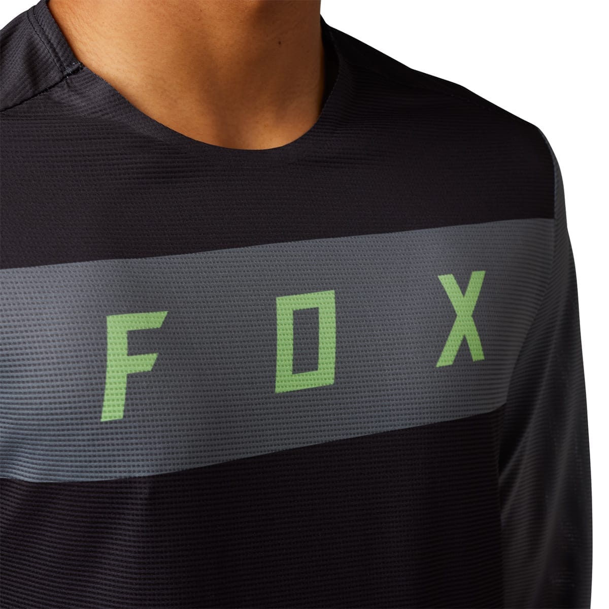 Maillot FOX FLEXAIR ARCADIA Manches Longues Noir