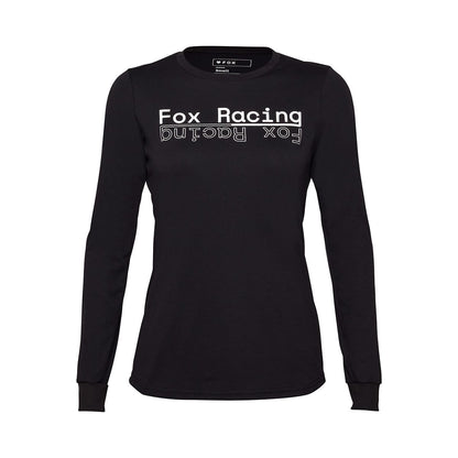 FOX RANGER DR MD Langarm-Trikot Damen Schwarz 2024