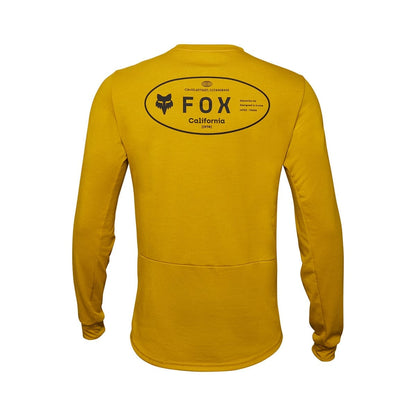Trikot FOX RANGER DR MD Langarm Senf 2024