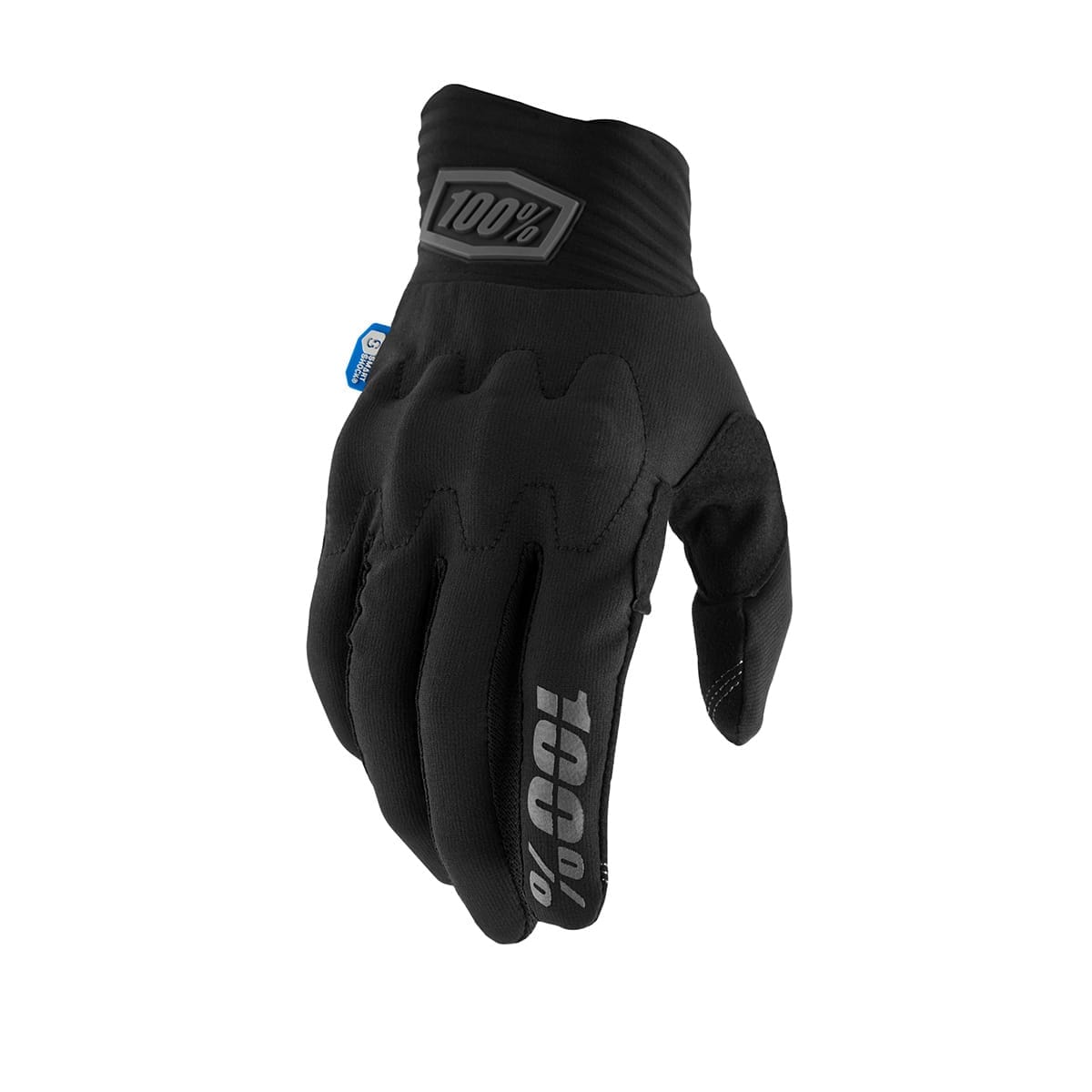 Gants Longs 100% COGNITO SMART SHOCK Noir