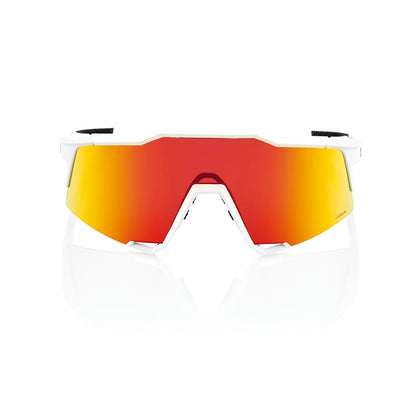 Brille 100% SPEEDCRAFT SOFT Weiß Hiper Mirror Rot