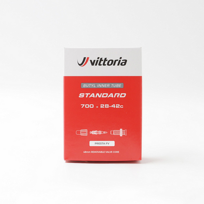 Fahrradschlauch VITTORIA STANDARD 700x28/42c Butyl Presta