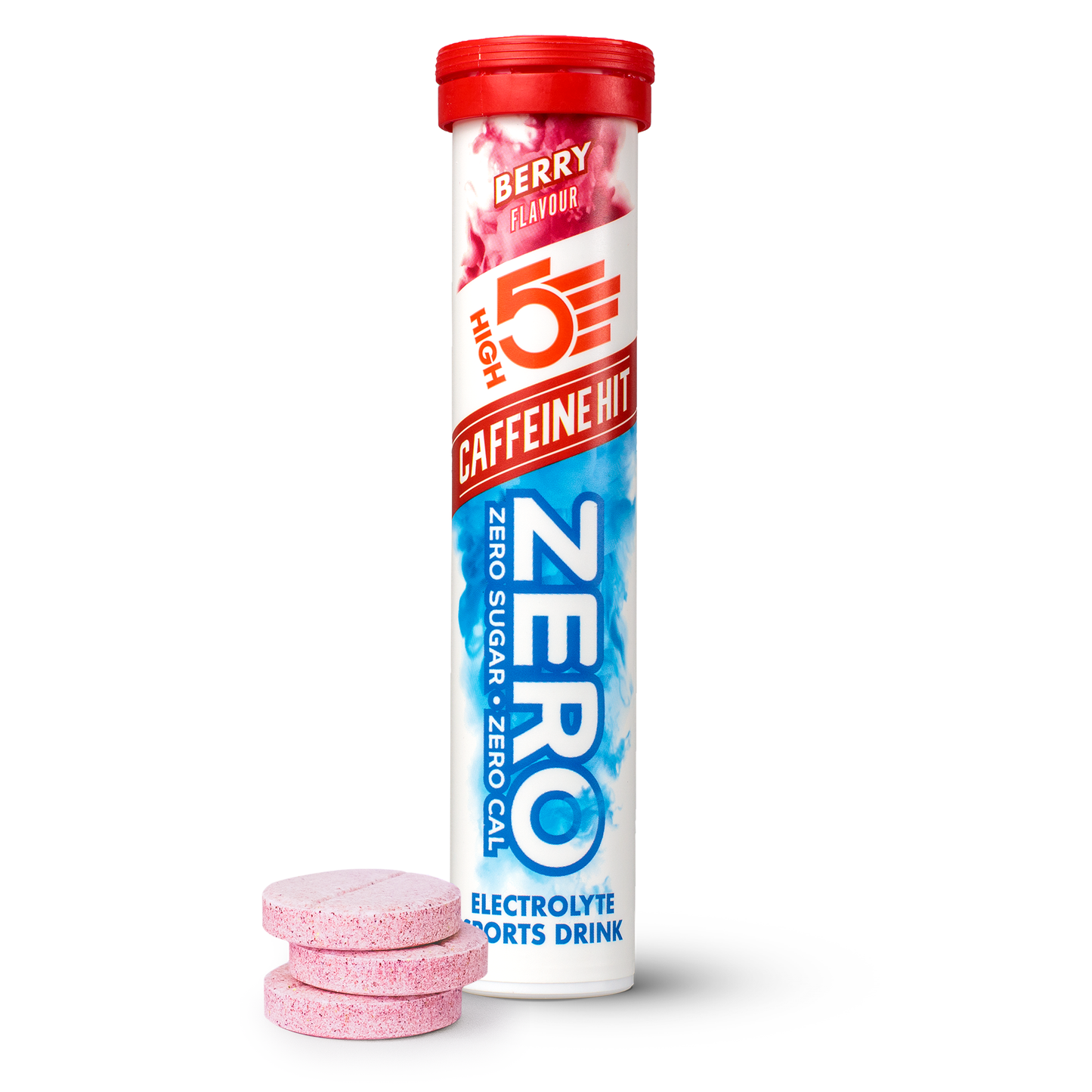 HIGH5 ZERO Koffeinfreie Elektrolyt-Hydratationstabletten (x20) Früchte Rot