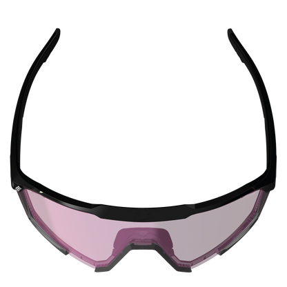 Brille LEATT SPEEDVIZ PRO Schwarz Photochromes Iriz Cryztal Violettes Glas