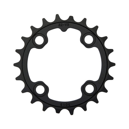 TRUVATIV MTB V3 Innenkettenblatt, 8-/9-fach, 4-Loch, 64 mm — Ansicht des Kettenblatts auf weißem Hintergrund