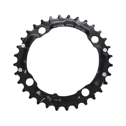 SRAM MTB 104BCD mittleres Kettenblatt, 7-fach, 4-Loch, 104 mm — Ansicht des Kettenblatts auf weißem Hintergrund
