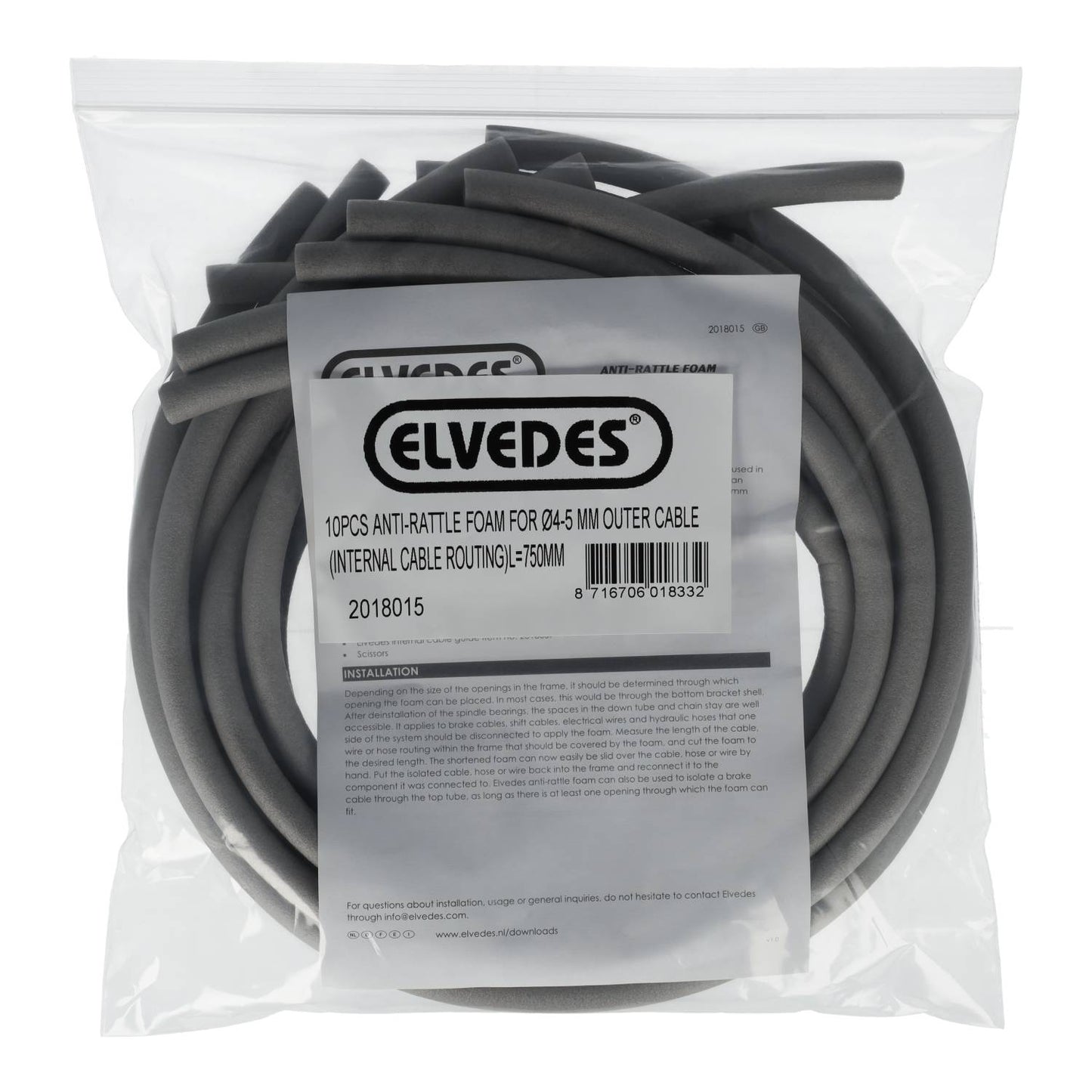 Interne Anti-Geräusch-Schaumstoff ELVEDES 10x750mm