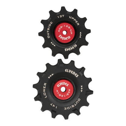 Schaltungsrollen ELVEDES 12/14 Zähne Sram Red/Force AXS 12V Keramiklager NW