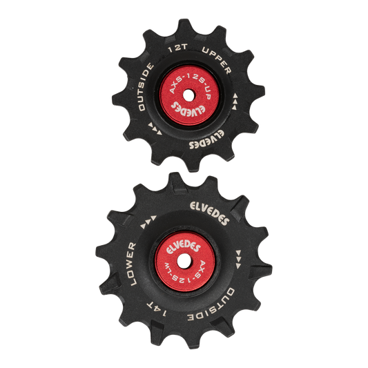 ELVEDES SRAM RED/FORCE 1x12 + 1x14 Ceramic Hybrid Schaltwerksrollen-Kit