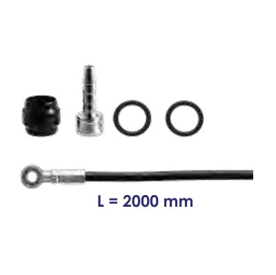 ELVEDES Durite Kit für Magura 2m Banjo + Teile