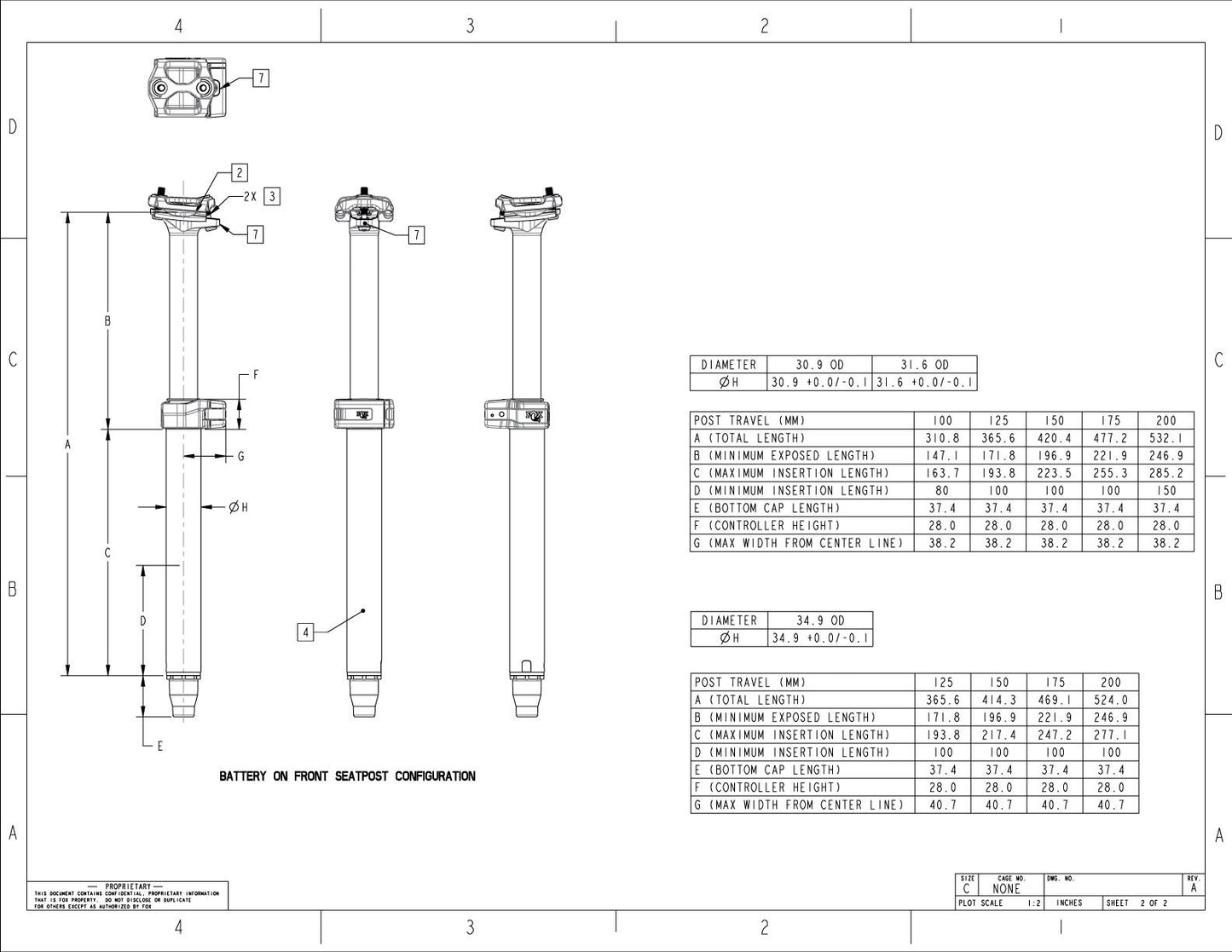 FOX RACING SHOX TRANSFER NEO FACTORY 2025 Teleskop-Sattelstütze