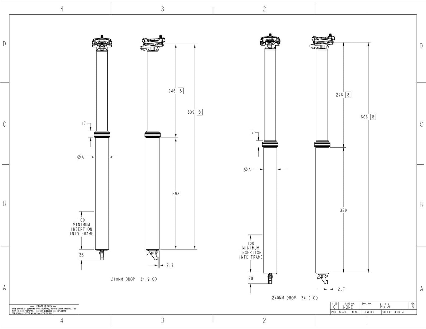 FOX RACING SHOX TRANSFER PERFORMANCE ELITE 2025 teleskopische Sattelstütze