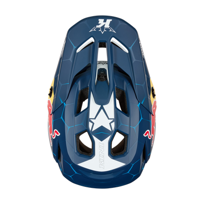 MTB-Helm O'NEAL EC KINI RED BULL 1.0 Weiß/Blau