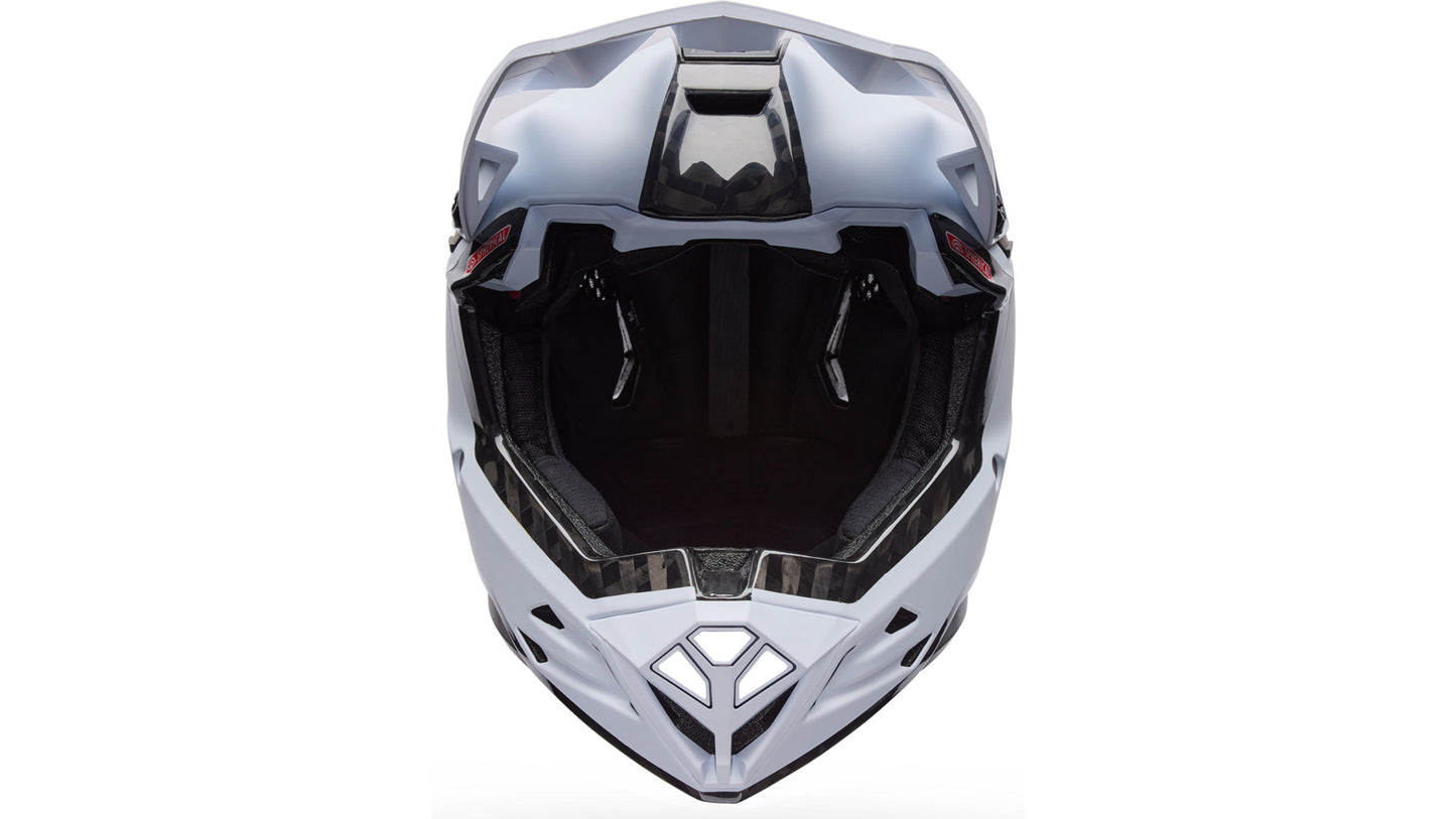 MTB-Helm BELL FULL-10 SPHERICAL CARBON PEAK Weiß
