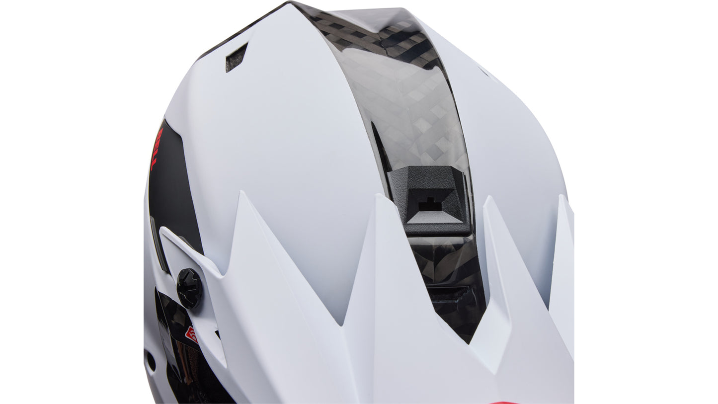 MTB-Helm BELL FULL-10 SPHERICAL CARBON PEAK Weiß