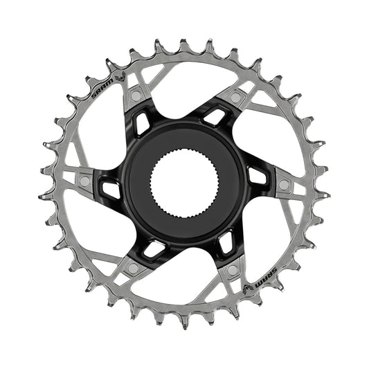 SRAM XX T-TYPE EAGLE SHIMANO Kettenblatt für Einfachantrieb, 12-fach, Direct Mount — Ansicht des Kettenblatts auf weißem Hintergrund