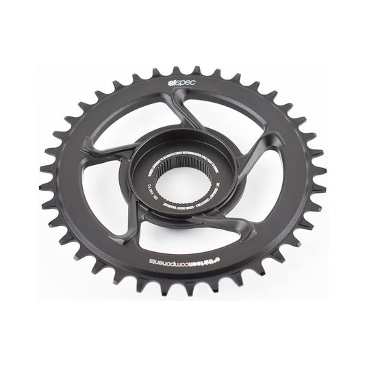 E-THIRTEEN E-SPEC 1-fach-Kettenblatt, 11/12-fach, Direct Mount für Shimano E8000 — Kettenblatt auf weißem Hintergrund