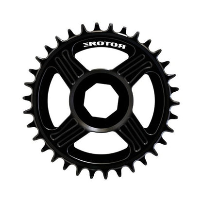 ROTOR E-MTB BOSCH Direct Mount Einfach-Kettenblatt — Kettenblatt vor weißem Hintergrund