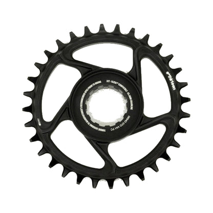 E-THIRTEEN E-SPEC Einfach-Kettenblatt, 11-/12-fach, Direct Mount, für FAZUA — Ansicht auf weißem Hintergrund