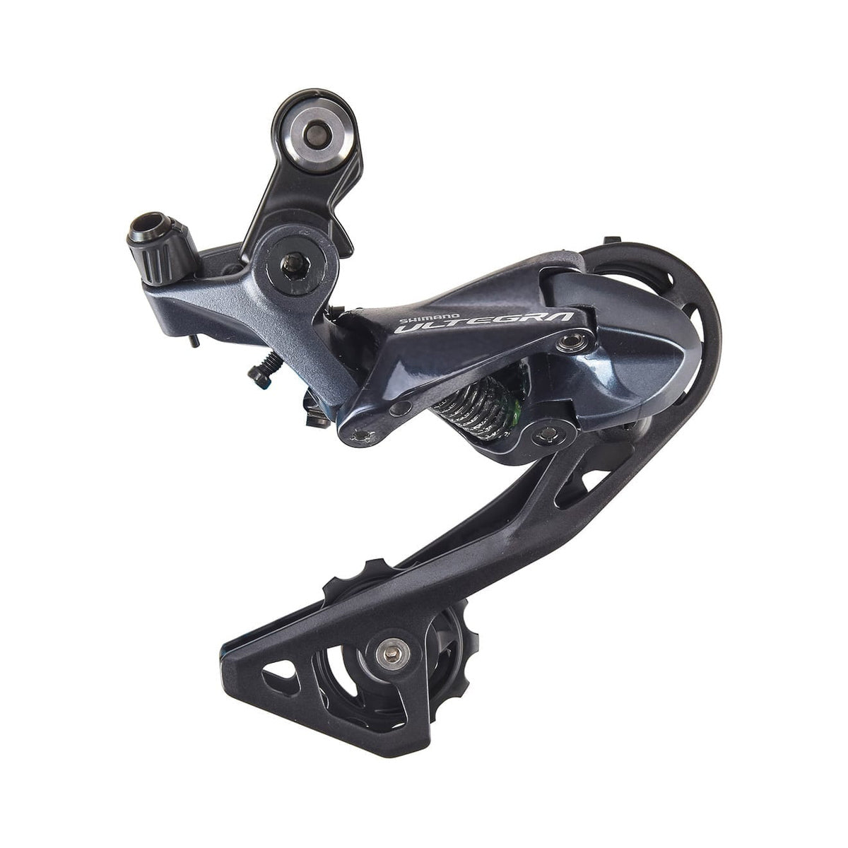 SHIMANO ULTEGRA R8000-GS Schaltwerk, 11-fach, mittellanger Käfig – Produktansicht auf weißem Hintergrund
