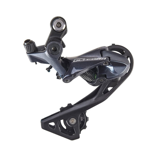 SHIMANO ULTEGRA R8000-GS Schaltwerk, 11-fach, mittellanger Käfig – Produktansicht auf weißem Hintergrund
