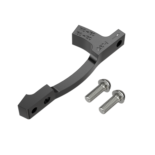 Adapter Bremssattel vorne/hinten PM / PM SRAM P1 Scheiben 160/180mm (+20mm) + Edelstahl-Schrauben