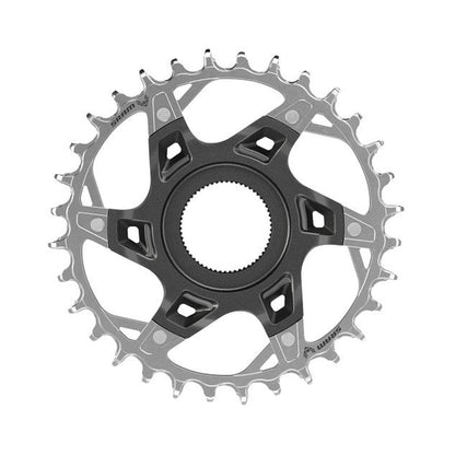 SRAM XX T-TYPE EAGLE 1-fach-Kettenblatt, 12-fach, Direct Mount für FAZUA — Kettenblatt auf weißem Hintergrund