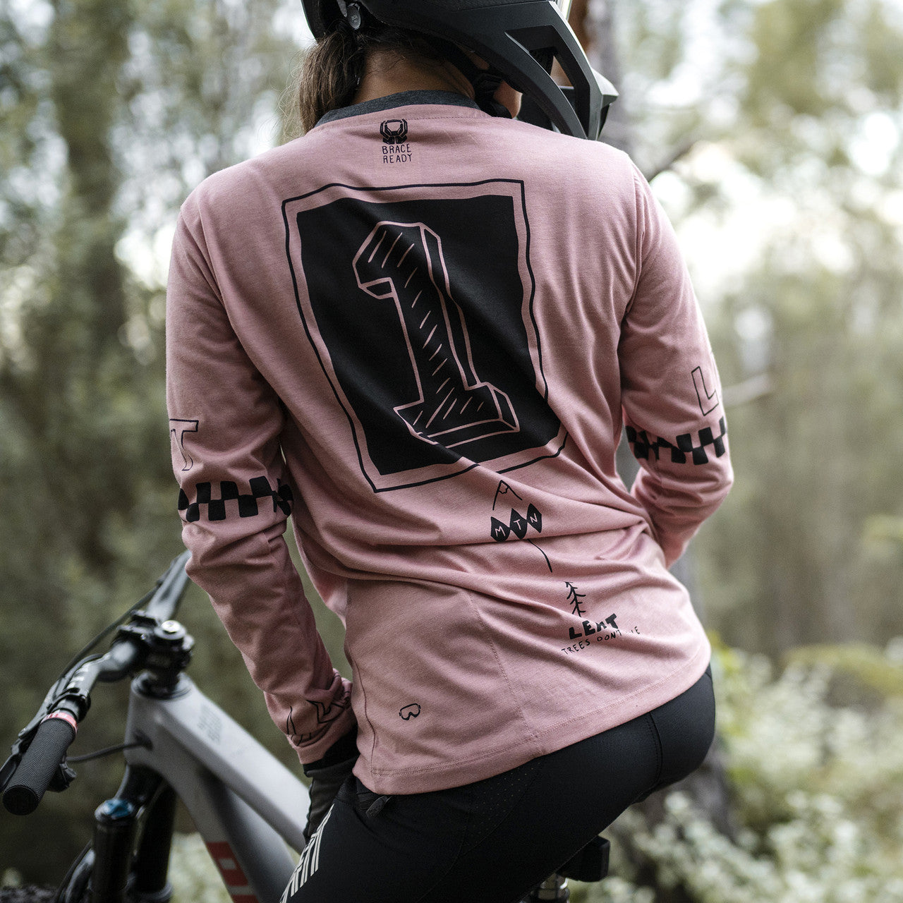 LEATT MTB GRAVITY 3.0 Damen Langarm Trikot Pink
