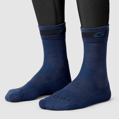 GRIPGRAB Merino-Wintersocken Marineblau
