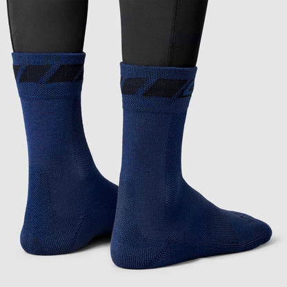 GRIPGRAB Merino-Wintersocken Marineblau