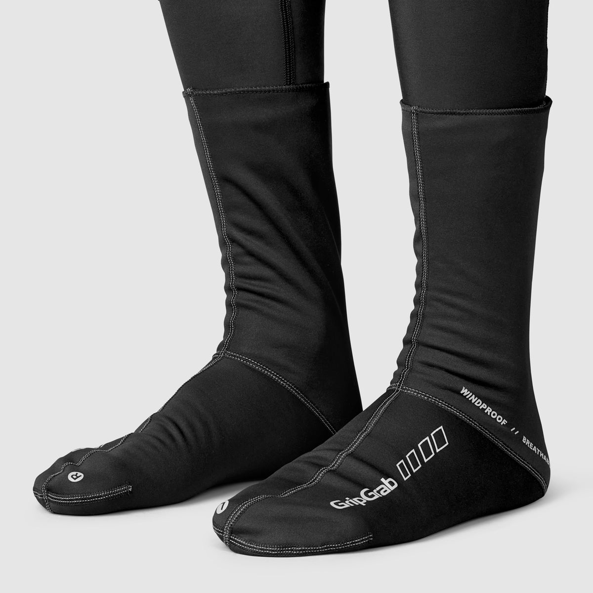 Socken GRIPGRAB WINDPROOF SPRING AUTUMN Schwarz