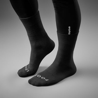 GRIPGRAB Thermo SL Wintersocken Schwarz