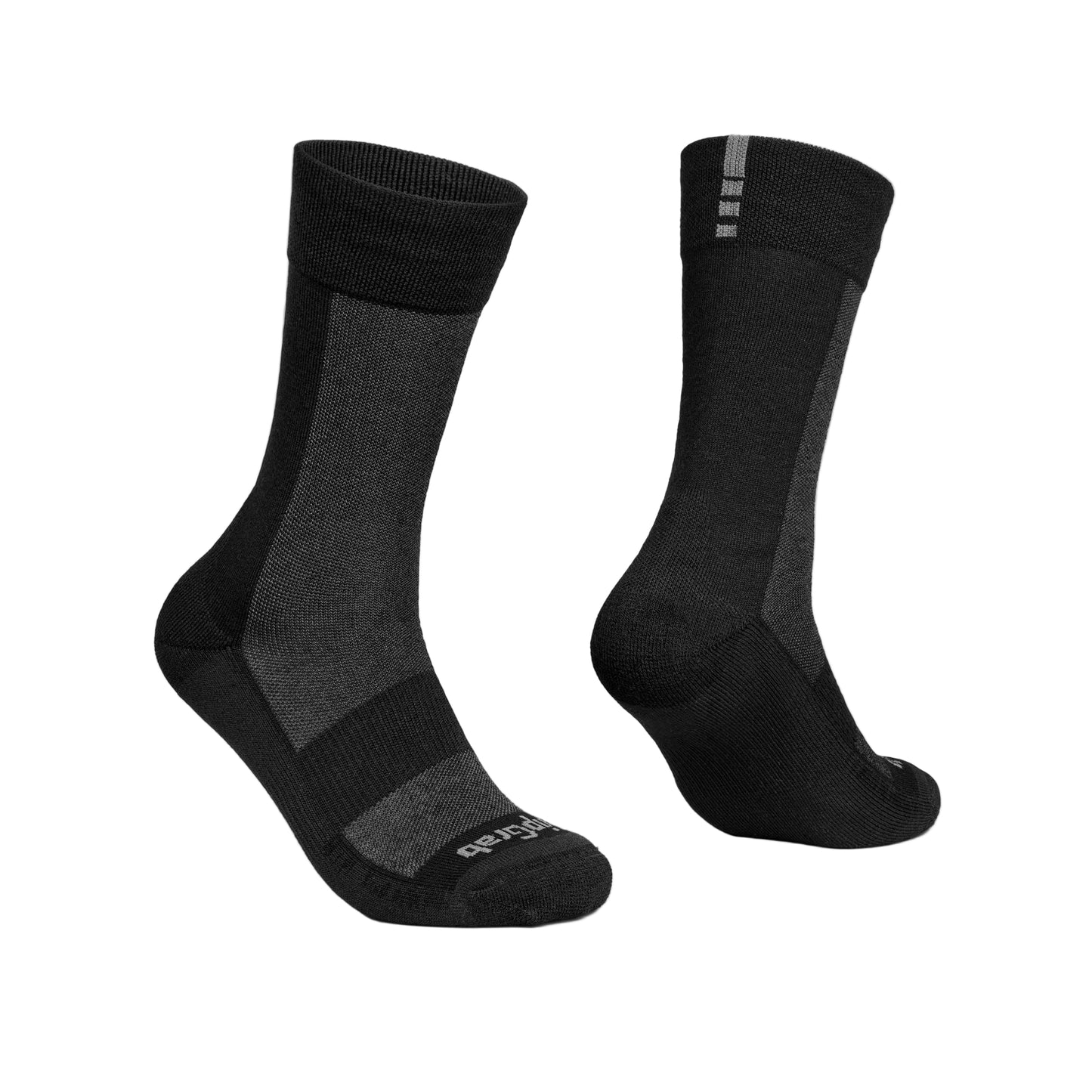 GRIPGRAB ALPINE MERINO HIGH Socken Schwarz
