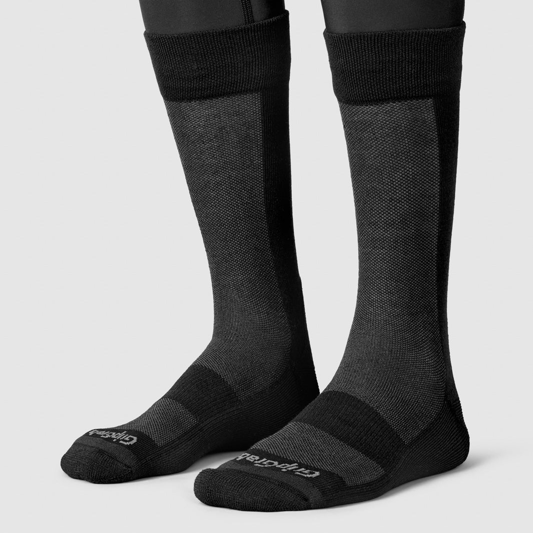 GRIPGRAB ALPINE MERINO HIGH Socken Schwarz