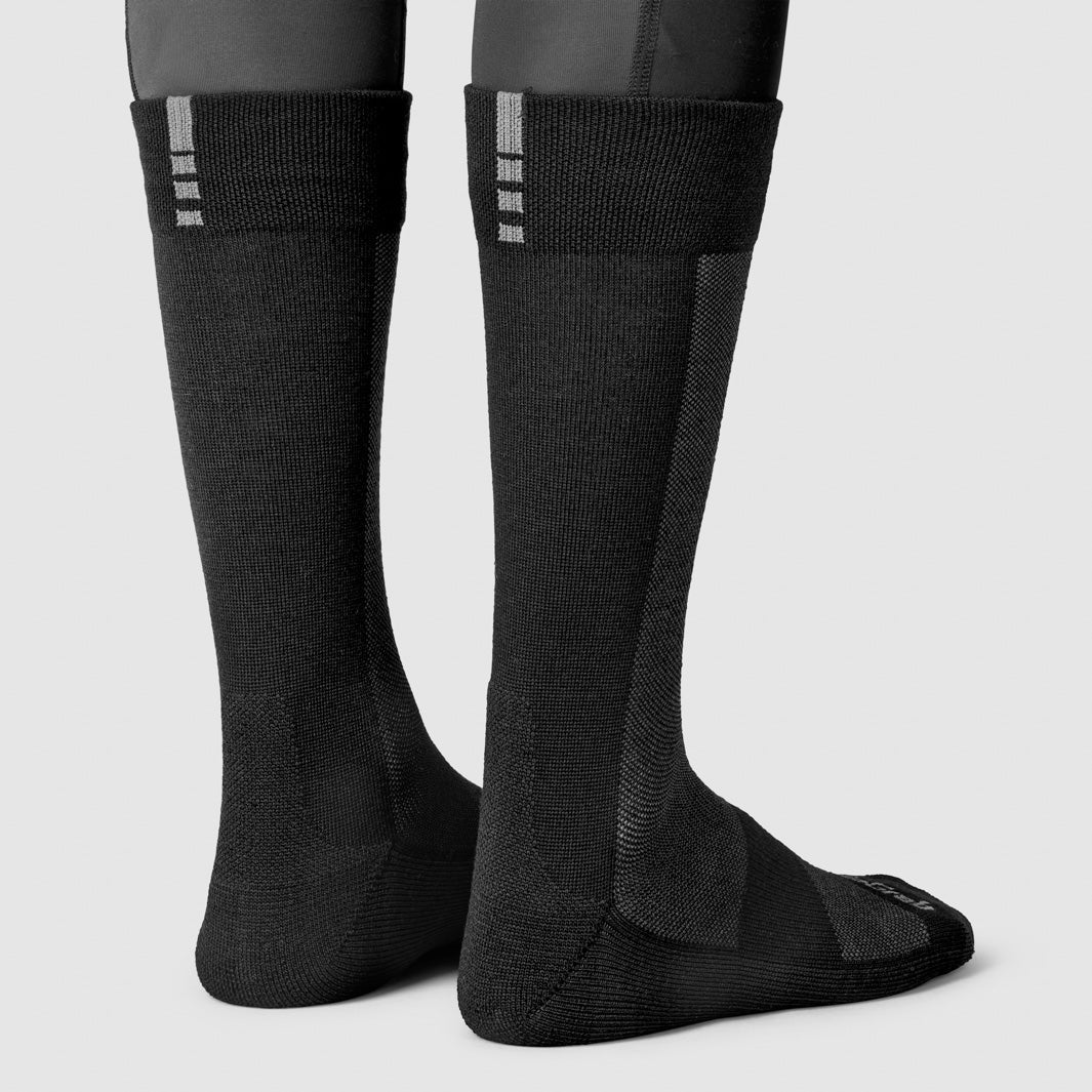 GRIPGRAB ALPINE MERINO HIGH Socken Schwarz