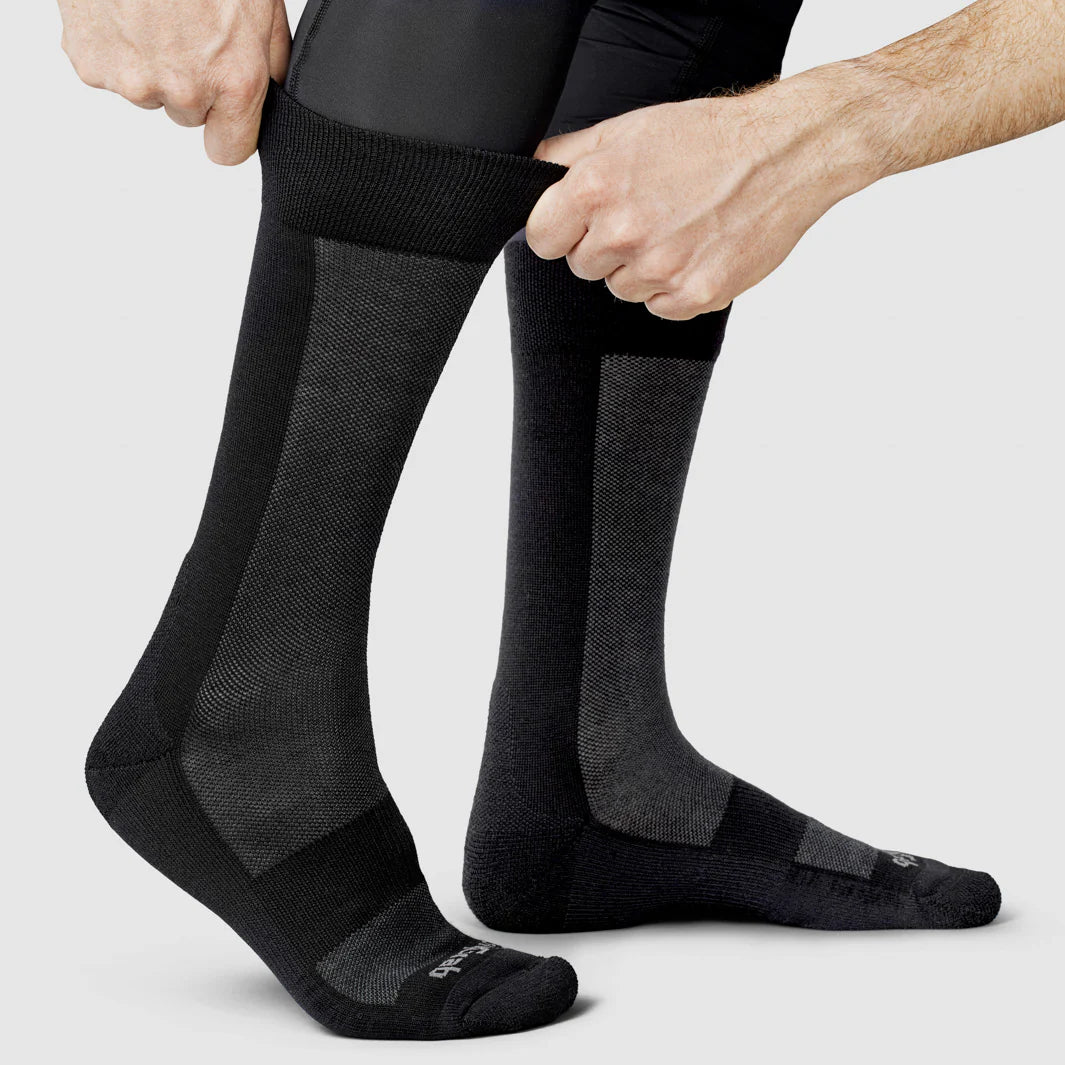 GRIPGRAB ALPINE MERINO HIGH Socken Schwarz