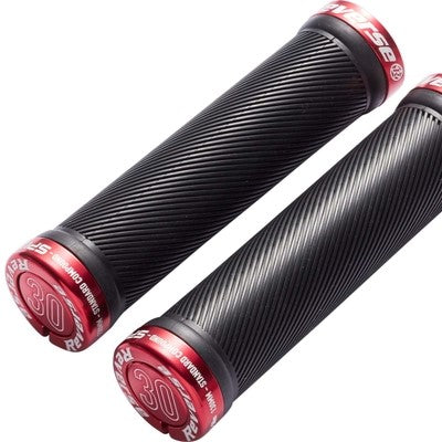 REVERSE COMPONENTS SPIN Lock-On Grips Ø 30mm Schwarz/Rot