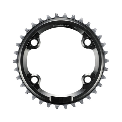 SHIMANO XTR SM-CRM91 1-fach-Kettenblatt, 10/11-fach — Kettenblatt auf weißem Hintergrund