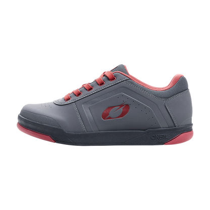 MTB-Schuhe O'NEAL PINNED FLAT Grau/Rot