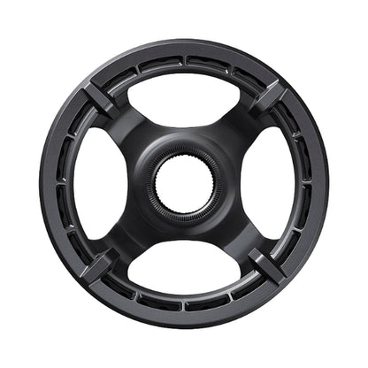 SHIMANO SM-CRE61 E-Bike-1-fach-Kettenblatt, 9/10/11-fach, einfache Kettenführung — Kettenblatt auf weißem Hintergrund
