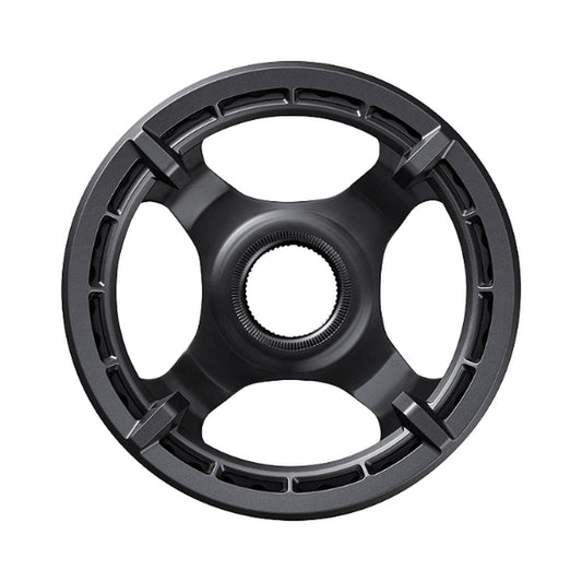 SHIMANO SM-CRE61 E-Bike-1-fach-Kettenblatt, 9/10/11-fach, einfache Kettenführung — Kettenblatt auf weißem Hintergrund