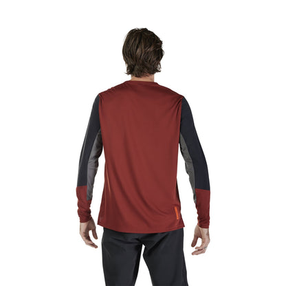 Trikot FOX DEFEND Lange Ärmel Bordeaux