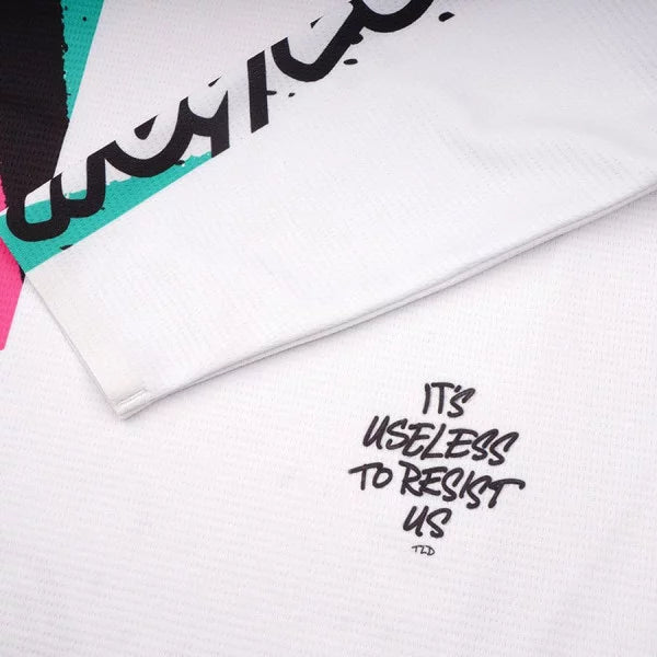 TROY LEE DESIGNS SPRINT FULL PULL Junior Langarm Trikot Weiß