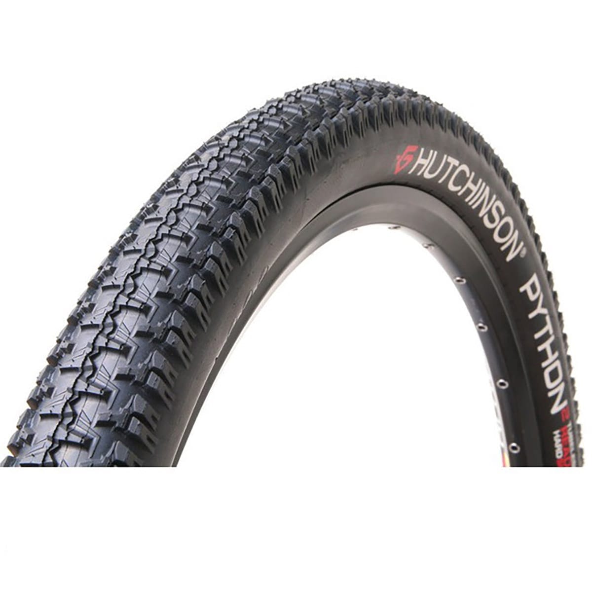 Pneu HUTCHINSON PYTHON 2 29x2,10 HARDSKIN RACE RIPOST XC TUBELESS READY TRINGLE SOUPLE Noir