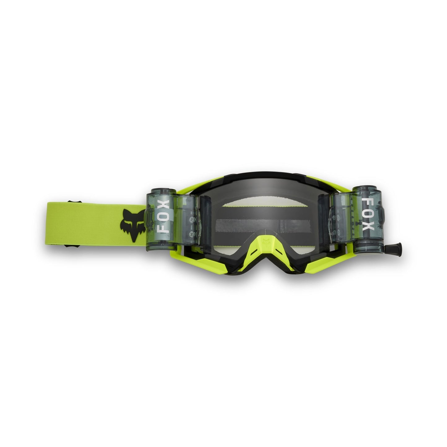 Maske FOX AIRSPACE ENDURO ROLL OFF Gelb 2025