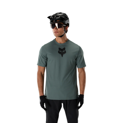 FOX RANGER FOX HEAD Kurzarmtrikot Salbeigrün