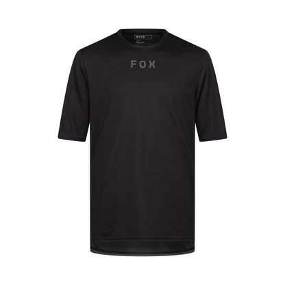 Trikot FOX RANGER WORDMARK Kurzarm Schwarz