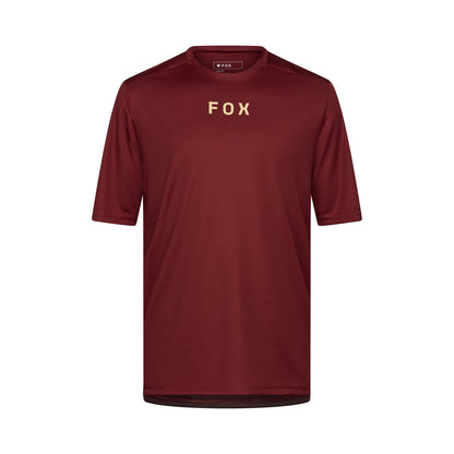 FOX RANGER WORDMARK Trikot Kurzarm Bordeaux
